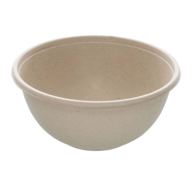 Bowl Buddha de 1000 ml (Ø17 cm), biodegradable, ecológico y diseñado para raciones grandes en hostelería sostenible.
