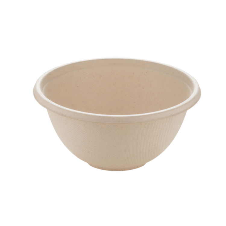 Bowl Buddha de 500 ml (Ø14 cm), biodegradable, ecológico y diseñado para presentaciones sostenibles en hostelería.