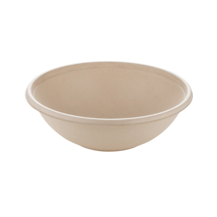 Bowl Buddha de 600 ml (Ø17 cm), biodegradable, ecológico y diseñado para presentaciones sostenibles en hostelería.