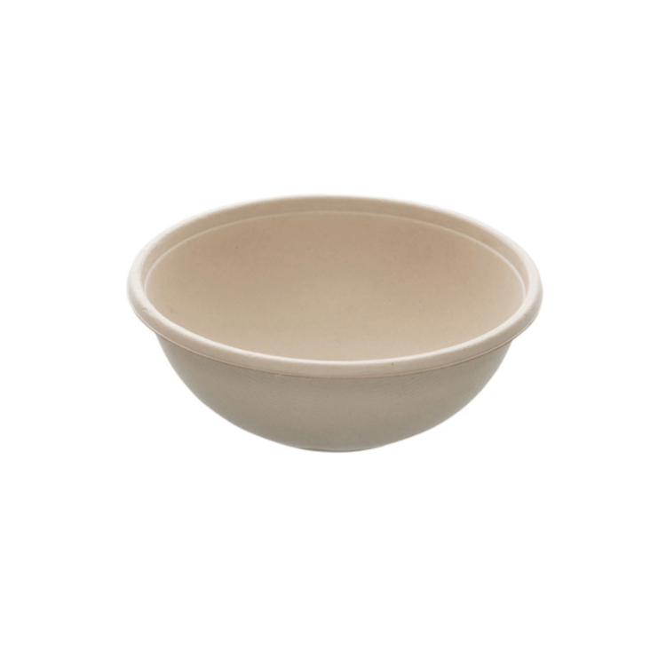 Bowl Buddha de 750 ml (Ø17 cm), biodegradable, ecológico y diseñado para raciones generosas en hostelería sostenible.