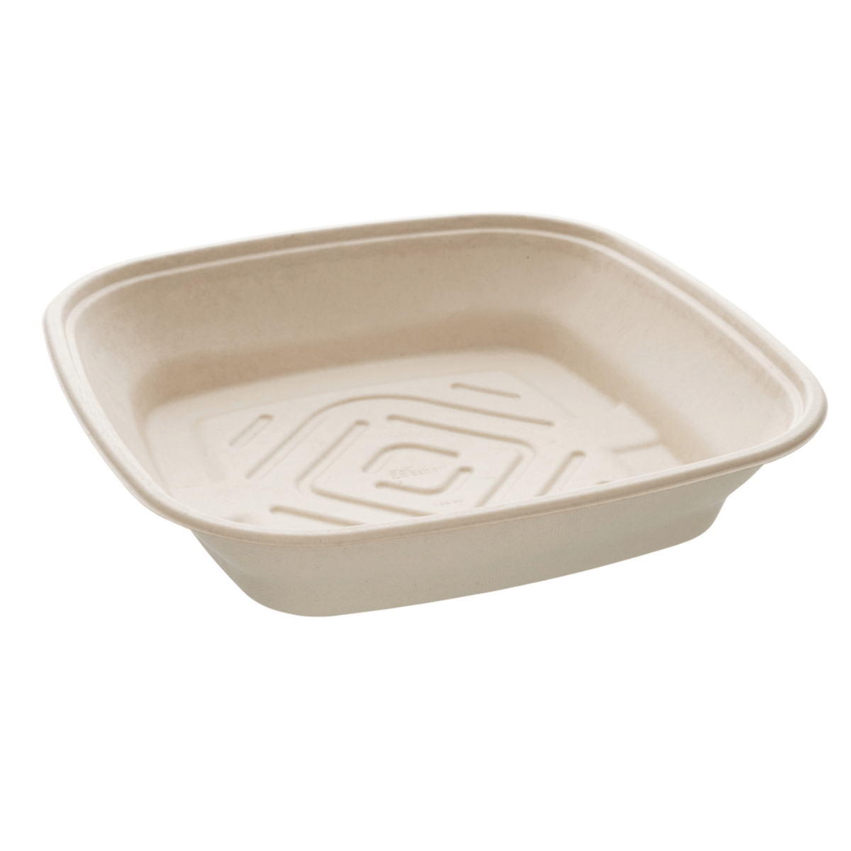 Bowl Catering de 7000 ml (36x36 cm), biodegradable, ecológico y diseñado para grandes porciones en hostelería sostenible.