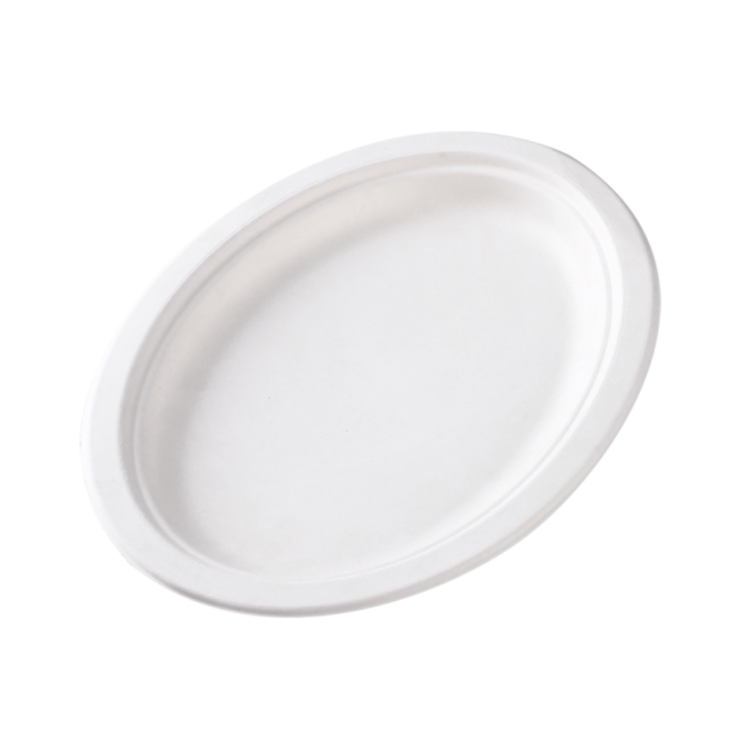 PLATO OVALADO DE CAÑA DE AZUCAR 260ml