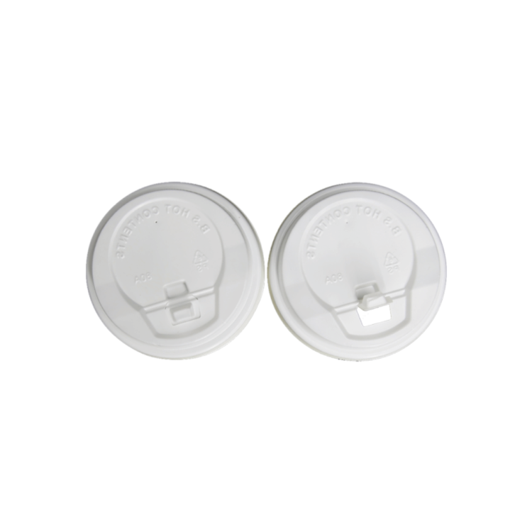 Tapa travel blanca de 7.2 cm para vaso de 7oz, resistente y práctica, ideal para bebidas para llevar en hostelería y cafeterías.