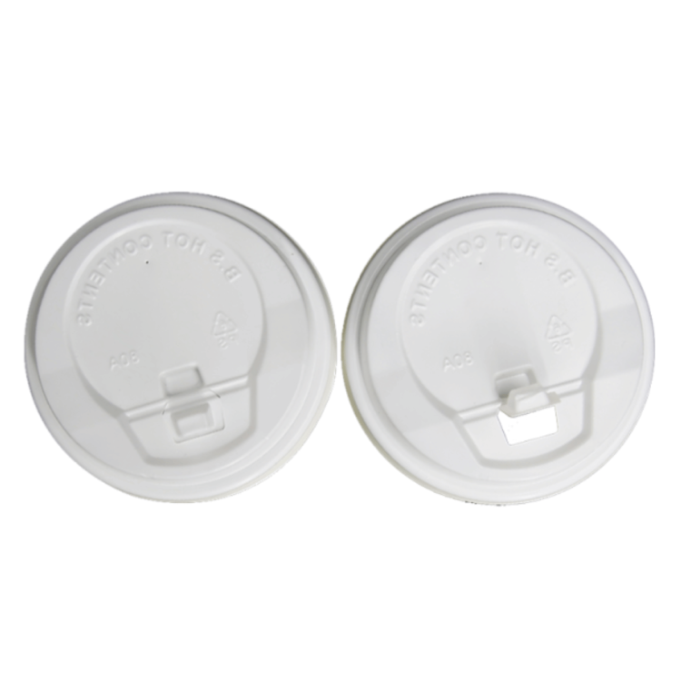 Tapa travel blanca de 9 cm para vaso de 16oz, resistente y segura, ideal para bebidas para llevar en cafeterías y hostelería.